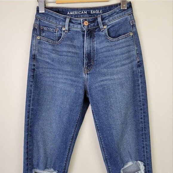 𝅺american Eagle Mom Jeans 00 - Picture 3 of 12